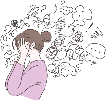 アイサロンの働き方に悩む女性